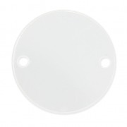 Round spacer 2 holes in plexiglas 25 mm Crystal x1