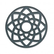 Dreamcatcher Spacer in plexiglas 40 mm Transparent Grey x1