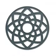 Dreamcatcher Spacer in plexiglas 40 mm Transparent Grey x1