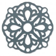 Openworked sapcer in 55 mm Transparent Grey x1|raw }}