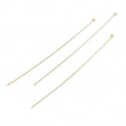 Ballheaded nail 50x0.5mm Gold filled x10|raw }}