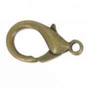 Lobster Clasp 29 mm bronze x1