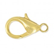 Lobster Clasp 23 mm - Fine gold plated x1|raw }}