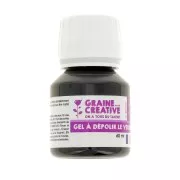 Gel/lack for frozen glass finish