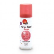 Red varnish frosted effect spray Odif x125ml|raw }}