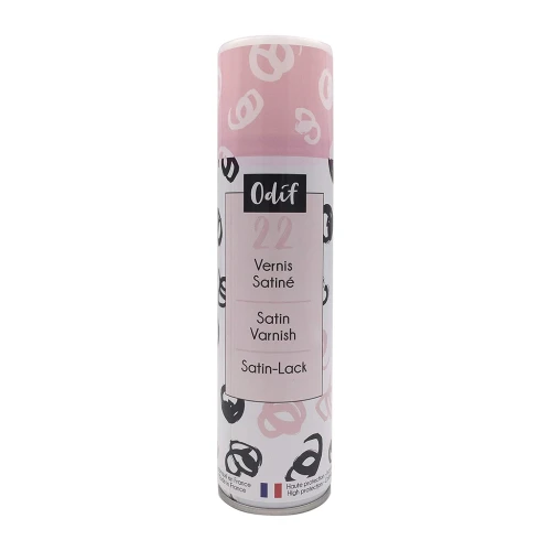 Odif No. 22 All-Purpose Protective Spray Varnish for All Surfaces, Satin Finish, 250 ml
