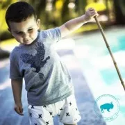 Hotfix textile transfer 18x14 cm Eagel x1