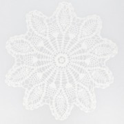 Ananas Doily lace 29 cm White x1|raw }}