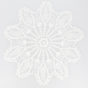 Ananas Doily lace 29 cm White x1