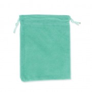 Velvet Pouch for jewel gift 115x160mm Turquoise x1|raw }}