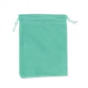 Velvet Pouch for jewel gift 115x160mm Turquoise x1