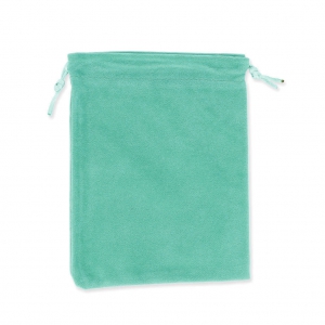 Velvet Pouch for jewel gift 115x160mm Turquoise x1
