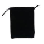 Velvet Pouch for jewel gift 111x150mm black x1|raw }}