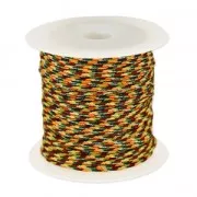 Parachute Cord 1 mm Yellow/Multicoloured x10m