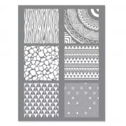 Silk Screen Graine Créative for Polymer Clay 114x153mm - Ethnic Pattern