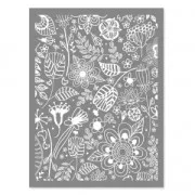 Silk Screen Graine Creative for Polymer Clay 114x153mm- Nature Pattern