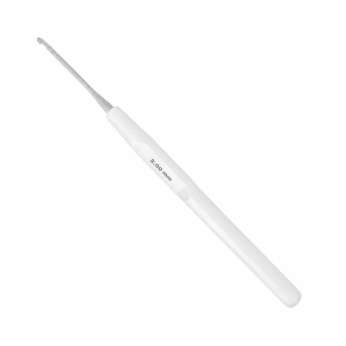 Aluminium Knitting needles and 2 mm thread x1