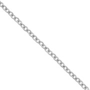Chain oval links 2x1.6mm - 316L Stainless steel x1m