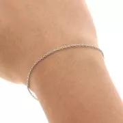 1.5 mm Trace Chain - 316L Stainless Steel x 1 m