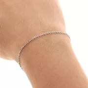 Trace 1.6x2 mm stainless steel filed link chain x97 cm