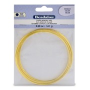 Memory Wire Necklace 0,6mm 90 mm Gold x15 loops