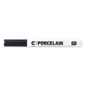 Felt pen for porcelain and ceramics 2 mm Black