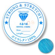 Elastic cord aquamarine 0.80mm x 6 m