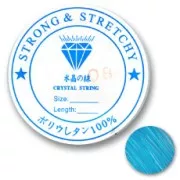 Elastic cord aquamarine 0.80mm x 6 m