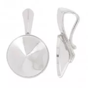 Setting pendant 1122 12mm in 925 silver x1