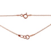 Choker for spacer 41cm 925 Sterling Silver Gold rose x1|raw }}