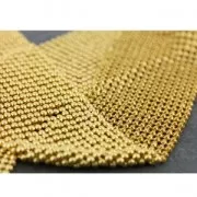 Resille Aluminium Mesh Round Pattern 45 mm Golden x50cm