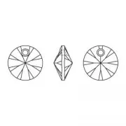 PureCrystal 6428 Pendant   6mm Rose x1