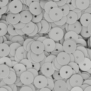 Synthetics Rondelles Heishi Imitation  6 mm Grey x50g