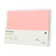 Set of envelopes and double cards unicolour B6 Tropical x36