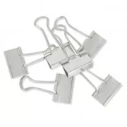 Double paperclips by Paper Poetry 25 mm rhodié x12