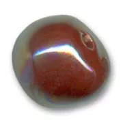 Ceramics bead 20mm Iridescent Petrol