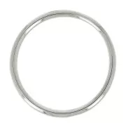 tone ring 46mm Rhodium tone  x1