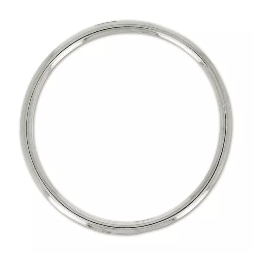 tone ring 46mm Rhodium tone x1