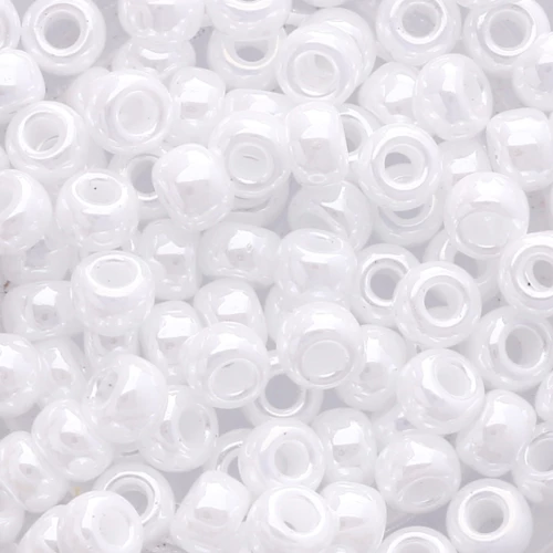 Miyuki Seed beads 6/0 528 - White Pearl Ceylon x8g