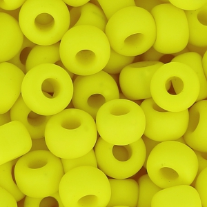 Miyuki Seed beads 6/0 404F - Opaque Yellow Mat x8g