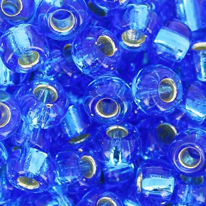 Miyuki Seed beads 6/0 19 - Sapphire Silver Lined x8g