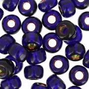 Miyuki Seed beads 6/0 1426 - Dark Purple Dyed Silver Lined x8g