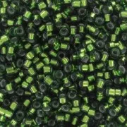 Miyuki Delica 15/0 DBS0182 - Jade Green Silver Lined x5g