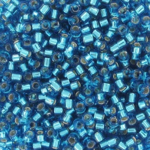 Miyuki Delica 15/0 DBS0149 - Capri Blue Silver Lined x5g