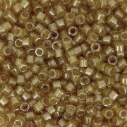 Miyuki Delica 11/0 DB0911 - Sparkling Light Peridot Lined Topaz x8g