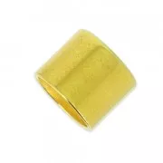 Tube terminator for 10mm Fine gold plated