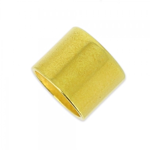 Tube terminator for 10mm Fine gold plated