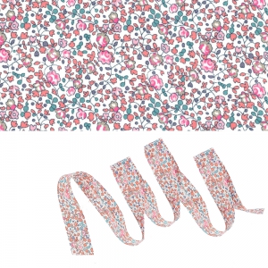 Liberty Ribbon Bias Eloïse - Dragée x1m