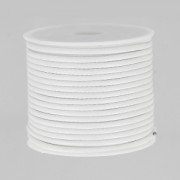 Cordon polyester imitation serpent type snake cord 2 mm white x9m|raw }}