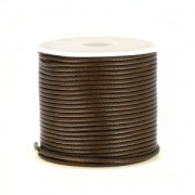Polyester Cord Snake Skin imitation 1.5mm Brown x10 m|raw }}